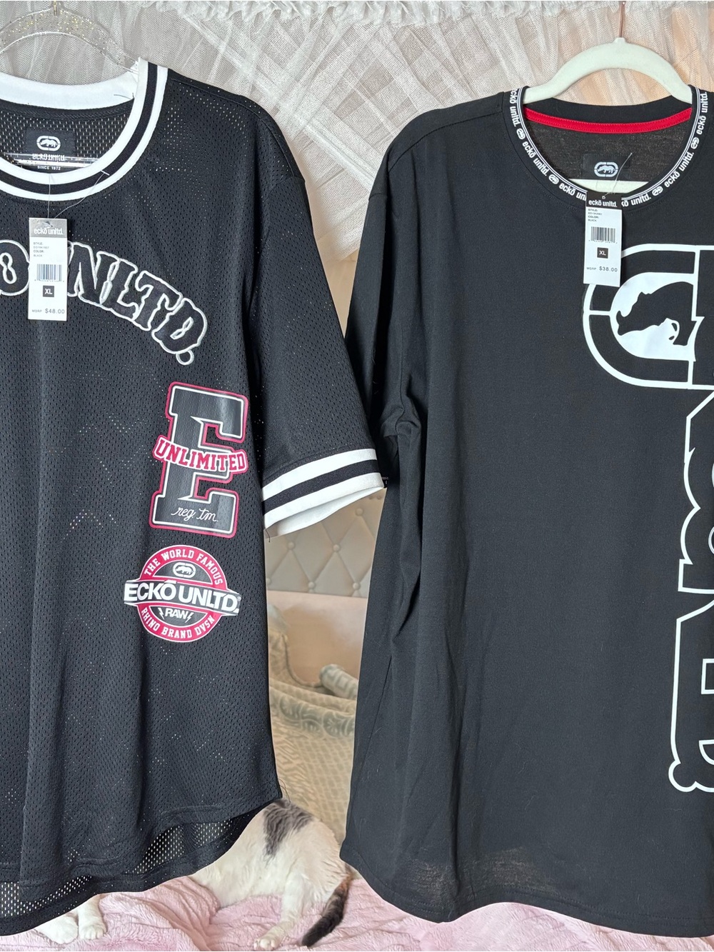 Ecko Unltd Black Graphic Tee / Jersey
